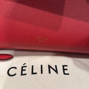 Celine Micro Belt Bag Calfskin Red
